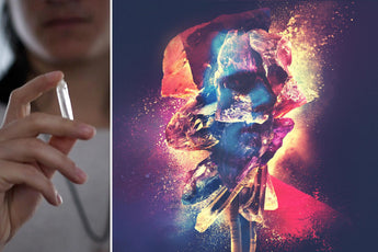 Double Exposures with CRYSTAL STONES in Photoshop CC 2017 Behind the scenes