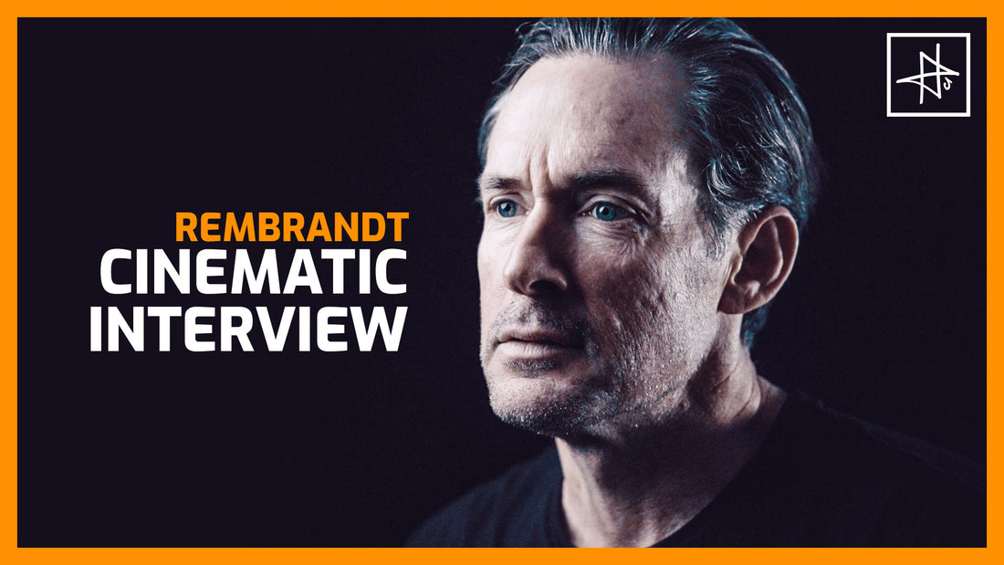 How to film a Cinematic Interview with Rembrandt Lighting (TUTORIAL)