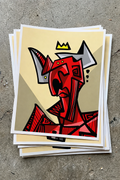 Belial II (2024) | Cubist Demon Art Print