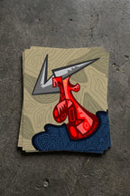 Azazel (2025) | Cubist Demon Art Print