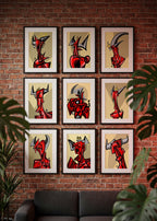 Raging Bull (2025) | Cubist Demon Art Print