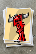 Belial IX (2025) | Cubist Demon Art Print
