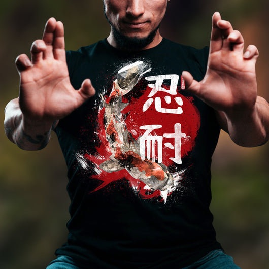 Koi Fish | 忍耐 Perseverance Kanji T-Shirt