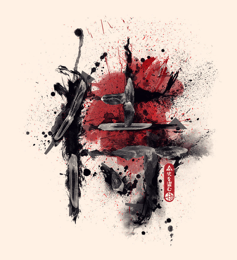 侍 Samurai Kanji Canvas Print Wall Art (Limited Edition 1 of 6)